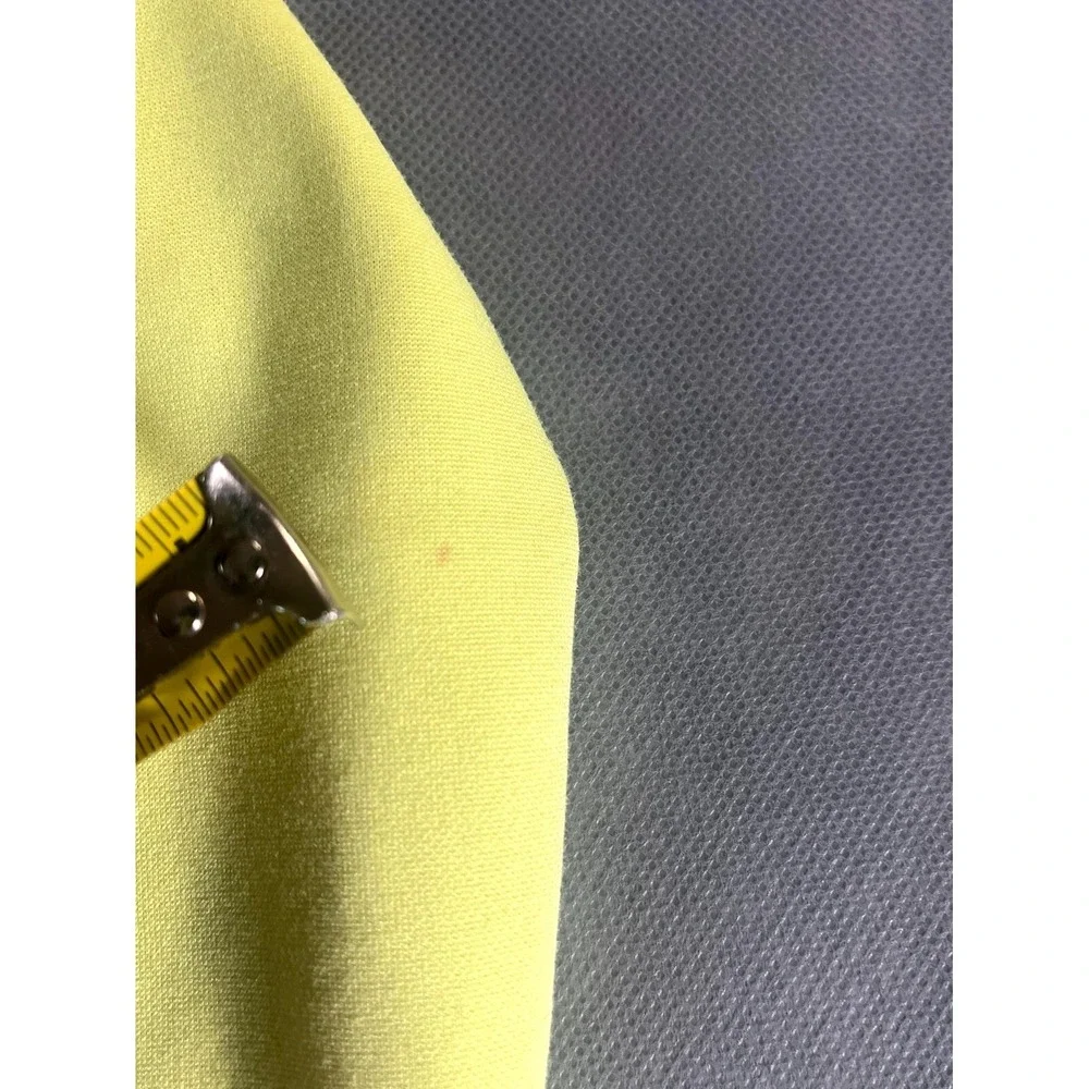 The North Face Yellow Hoodies Men Medium 100% Polyester Fleece Lined Long Sleeve